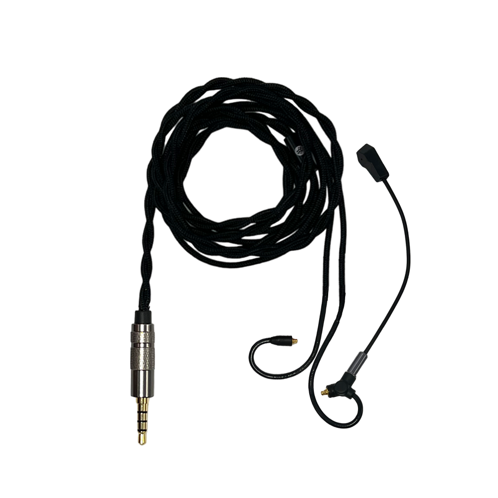 Saillon In-Ear Monitor Upgrade Cable with Detachable Boom Microphone